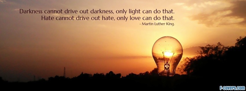 martin luther king quote Facebook Cover timeline photo 