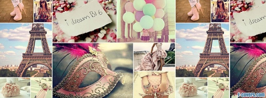 girly pastel collage Facebook Cover timeline photo banner ...