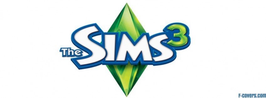 The Sims 3 Ts3 Logo White Facebook Cover Timeline Photo Banner For Fb